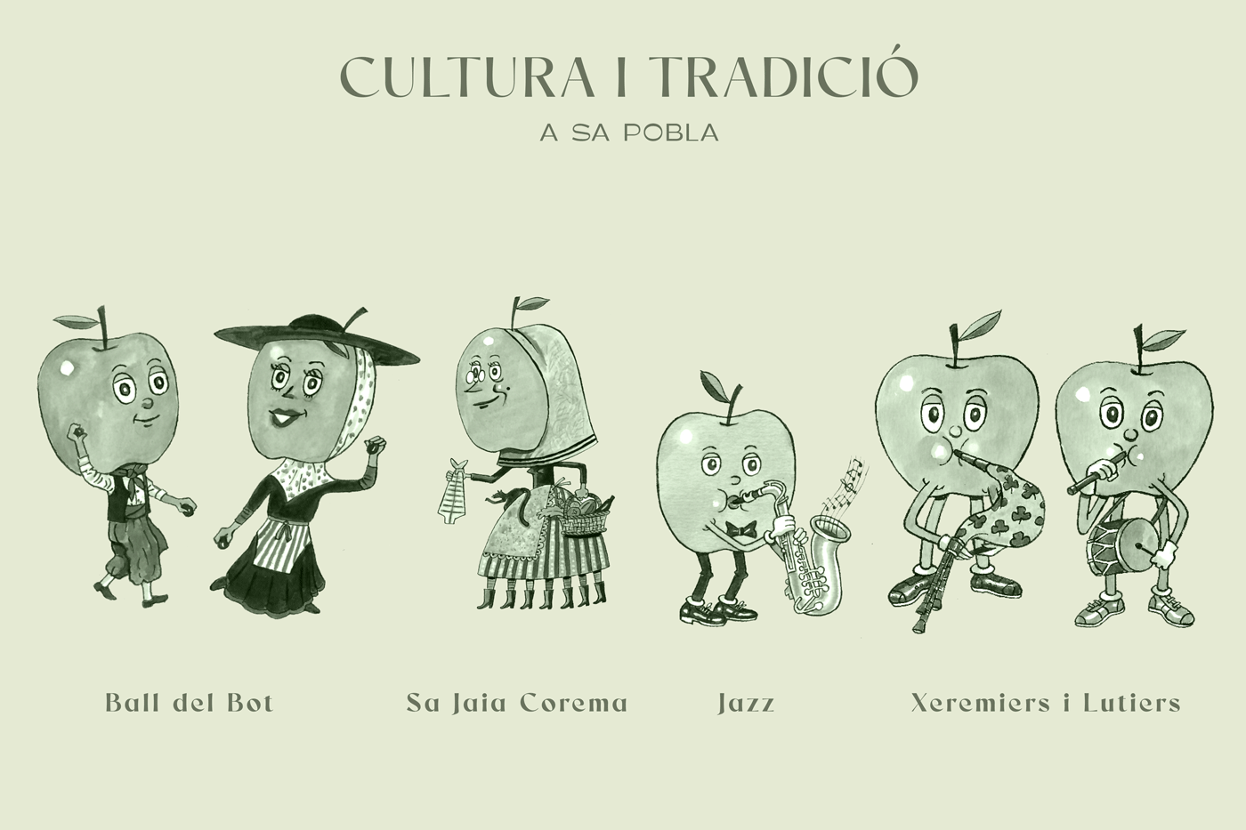 ilustracions disseny grafic casa rural